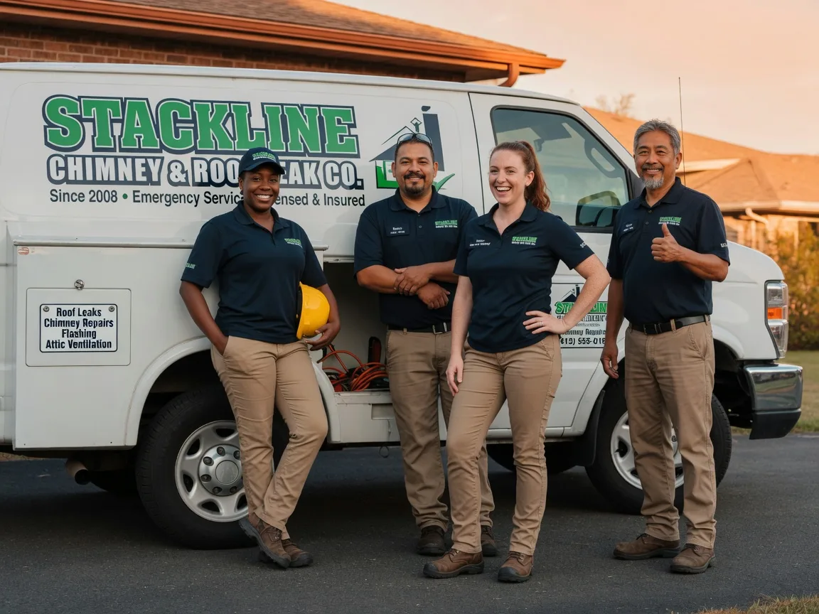 Chimney flashing repair company in Sand Springs, OK